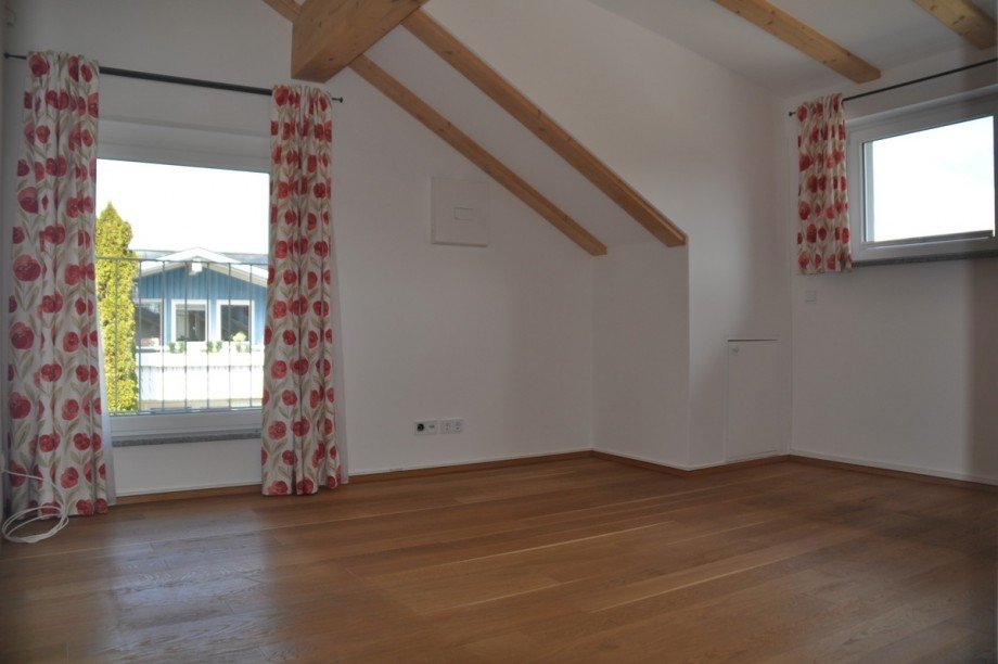 Schlafzimmer Dachgeschosswohnung Oberstaufen