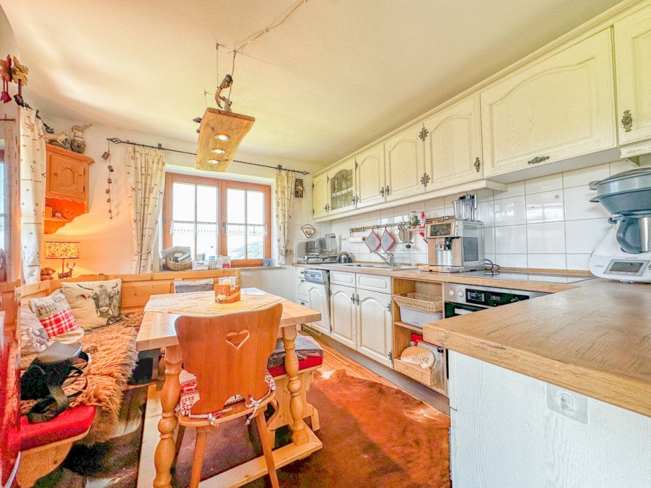 K�che mit Essplatz Erdgeschosswohnung Oberstaufen / Steibis