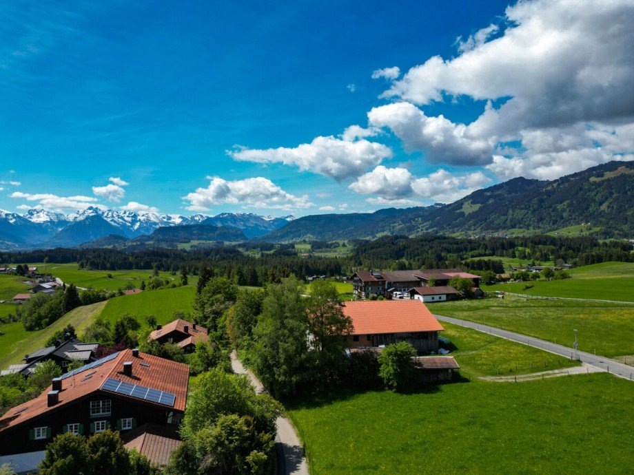 Ausblick Einfamilienhaus Ofterschwang