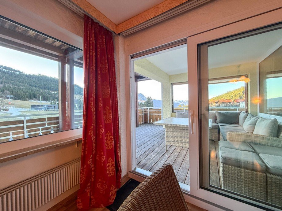 Gro�es Apartment Wohnzimmer Hotels Oberjoch