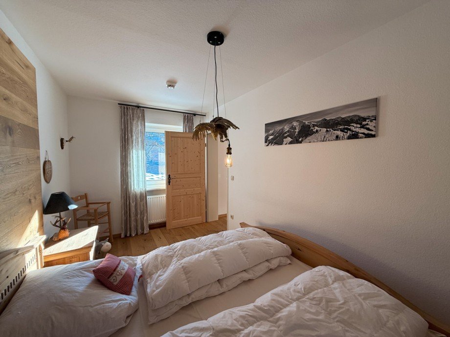 Schlafzimmer Erdgeschosswohnung Oberstaufen-Weissach