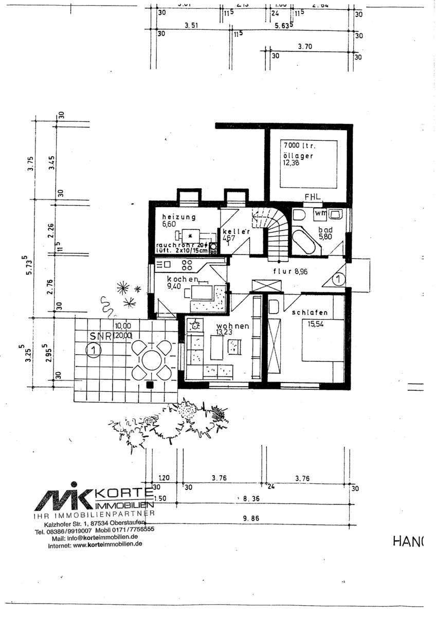 Gartengeschoss Einfamilienhaus Oberreute