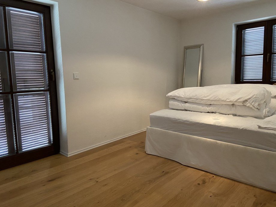 Schlafzimmer Erdgeschosswohnung Oberstaufen / Steibis