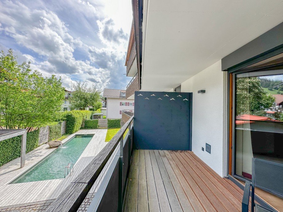Ost-Balkon Etagenwohnung Oberstaufen