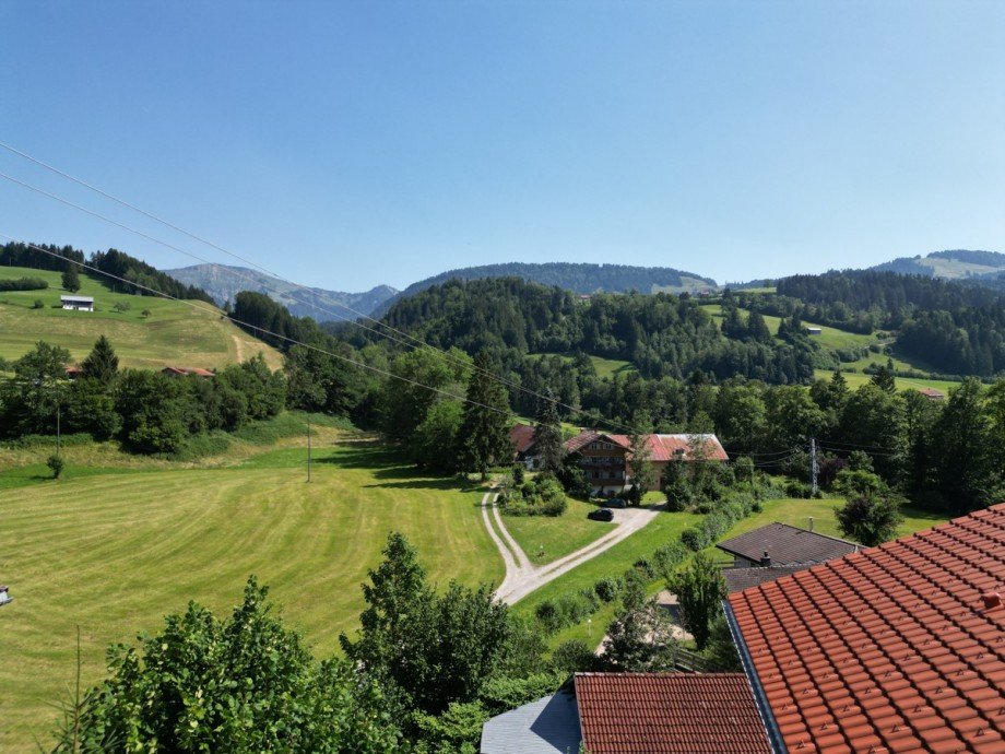 Ausblick Richtung Hochgart Etagenwohnung Oberstaufen / Wei�ach