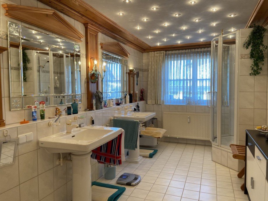 Badezimmer Erdgeschosswohnung Oberstaufen