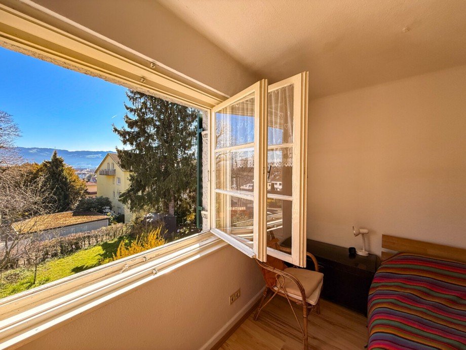 Schlafzimmer Ausblick Etagenwohnung Lindau