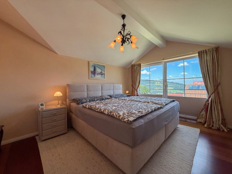 Schlafzimmer Einfamilienhaus Oberstaufen / Steibis