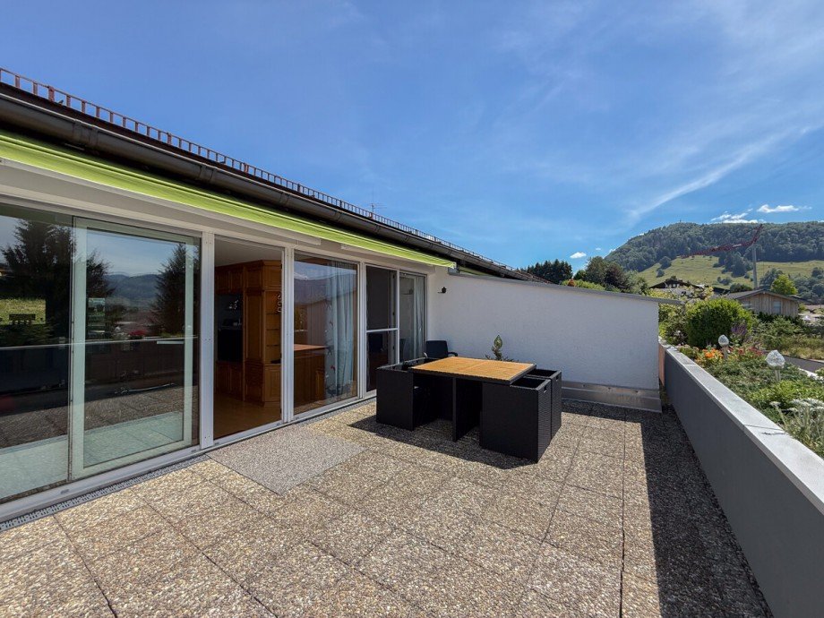 Terrasse Penthousewohnung Oberstaufen