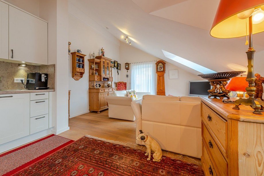Wohnbereich Dachgeschosswohnung Oberstaufen