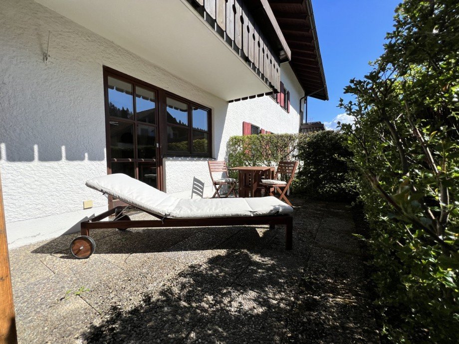S�d West Terrasse Erdgeschosswohnung Oberstaufen