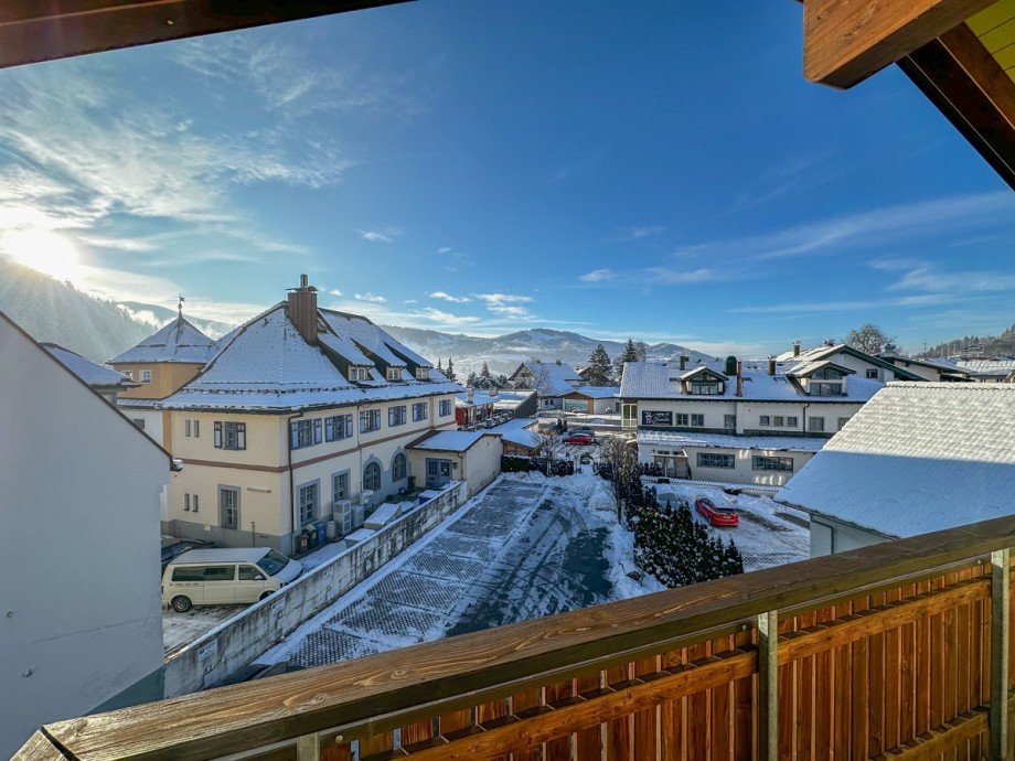 S�d-West Balkon Dachgeschosswohnung Oberstaufen