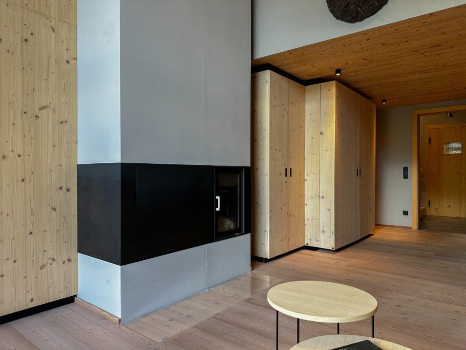 Kaminofen Maisonettewohnung Schruns