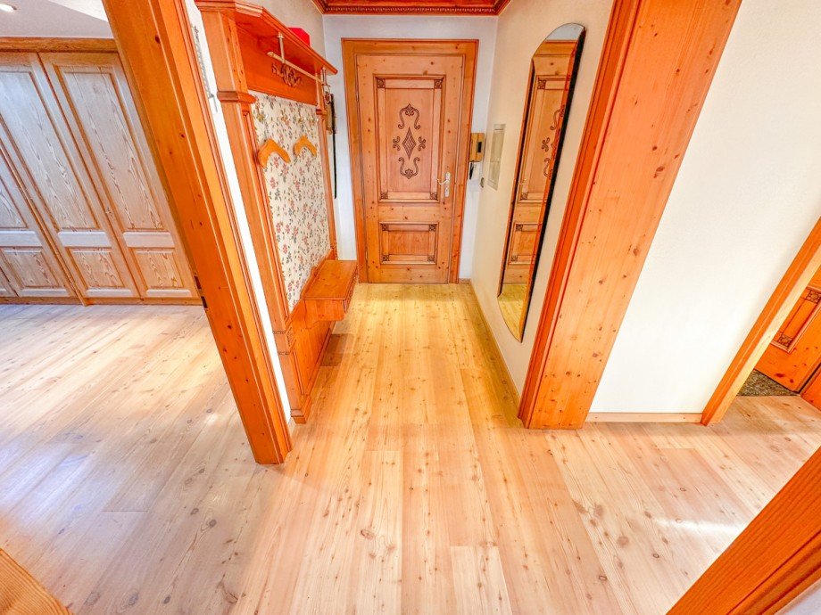 Flurbereich Dachgeschosswohnung Oberstaufen