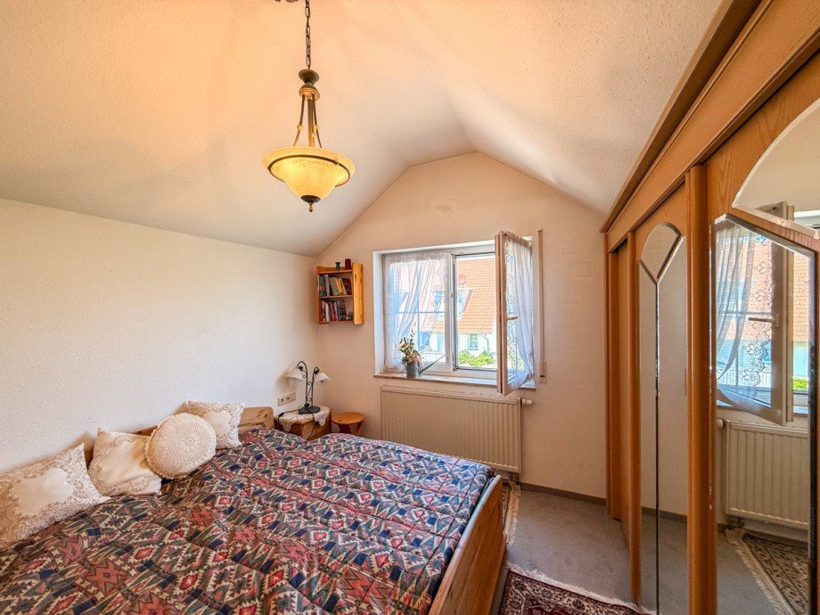 Schlafzimmer Dachgeschosswohnung Wasserburg (Bodensee)