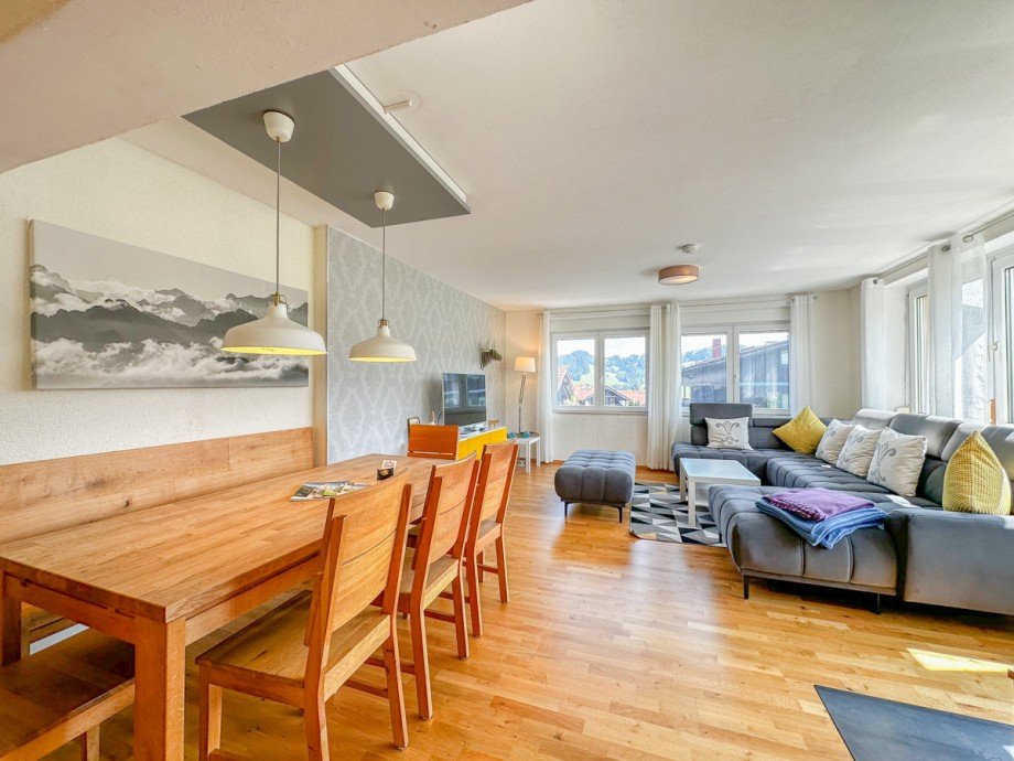 Wohn / Esszimmer Etagenwohnung Oberstaufen / Steibis