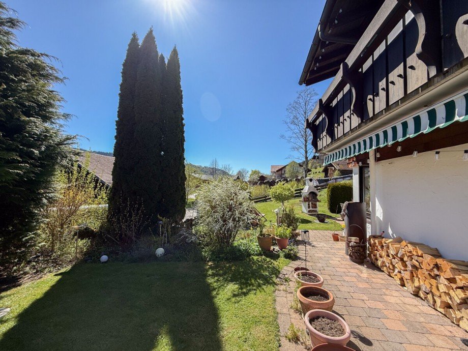 Garten Doppelhaush�lfte Oberstaufen / Wiedemannsdorf