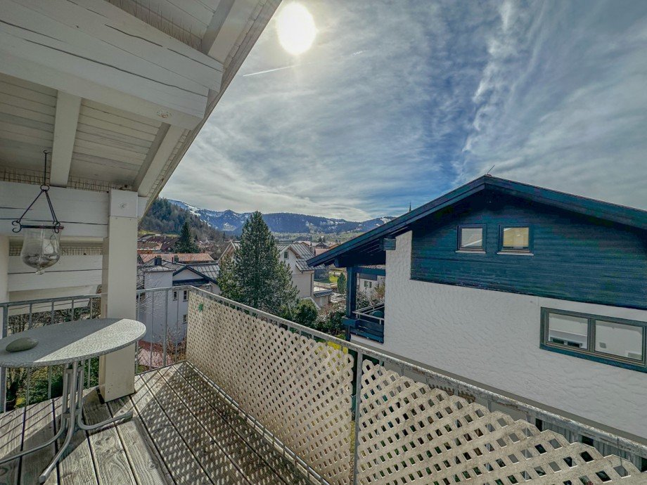 Balkon Dachgeschosswohnung Oberstaufen