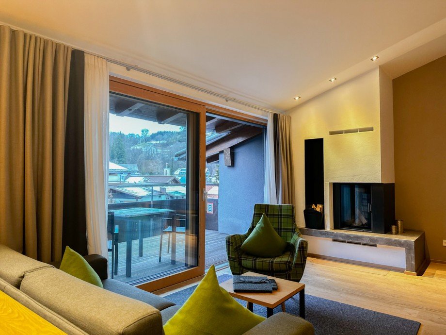 Wohnzimmer ( Chalet Hohenegg ) Dachgeschosswohnung Oberstaufen