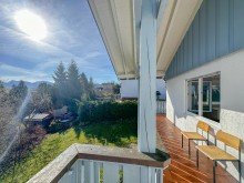 Balkon Kleines Einfamilienhaus 
 mit PANORAMA - BERGBLICK in 
 Oberreute im Allg�u