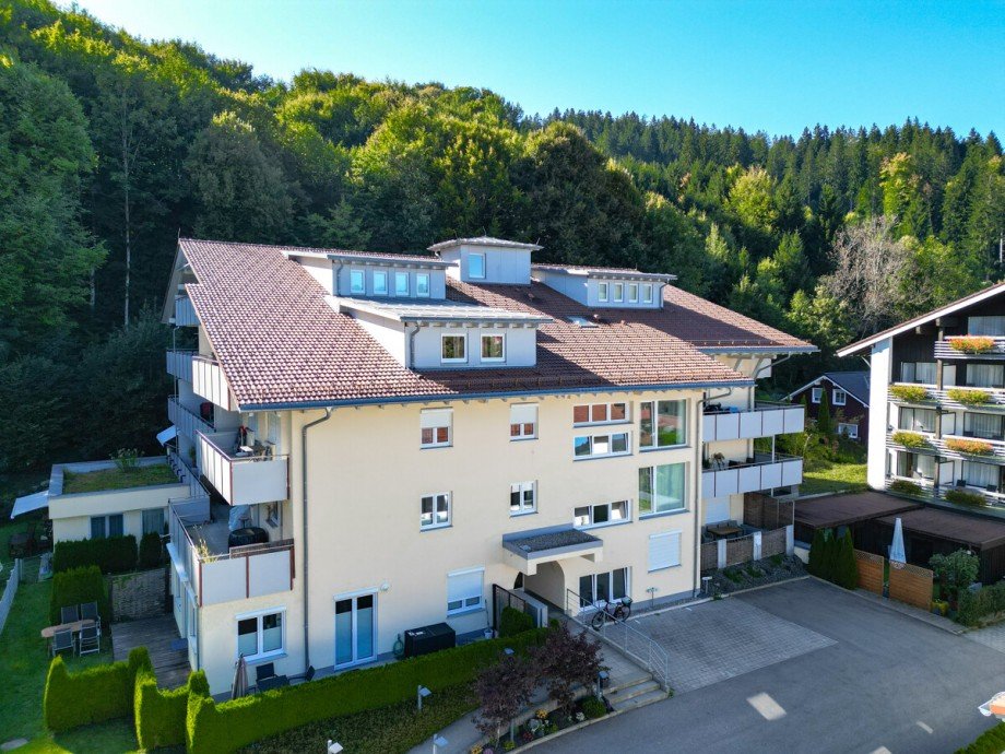 Hausansicht Etagenwohnung Oberstaufen