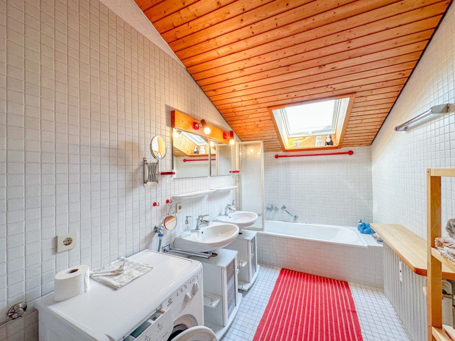 Badezimmer Dachgeschosswohnung Oberreute / Irsengund