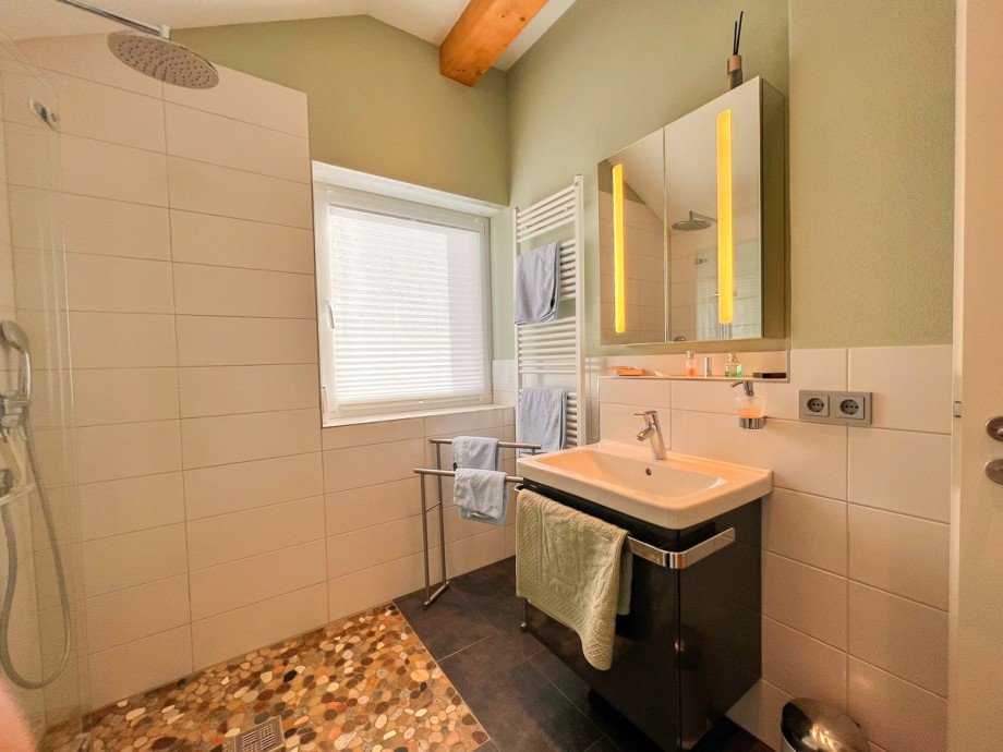 Badezimmer Dachgeschosswohnung Oberstaufen / Kalzhofen