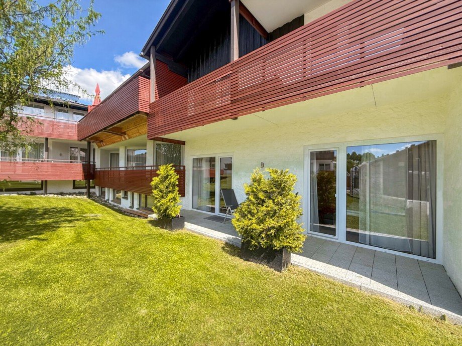 Terrasse Erdgeschosswohnung Oberstaufen / Kalzhofen