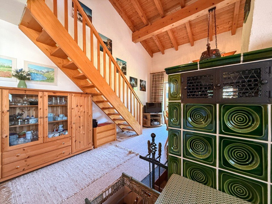 Kachelofen Maisonettewohnung Oberreute