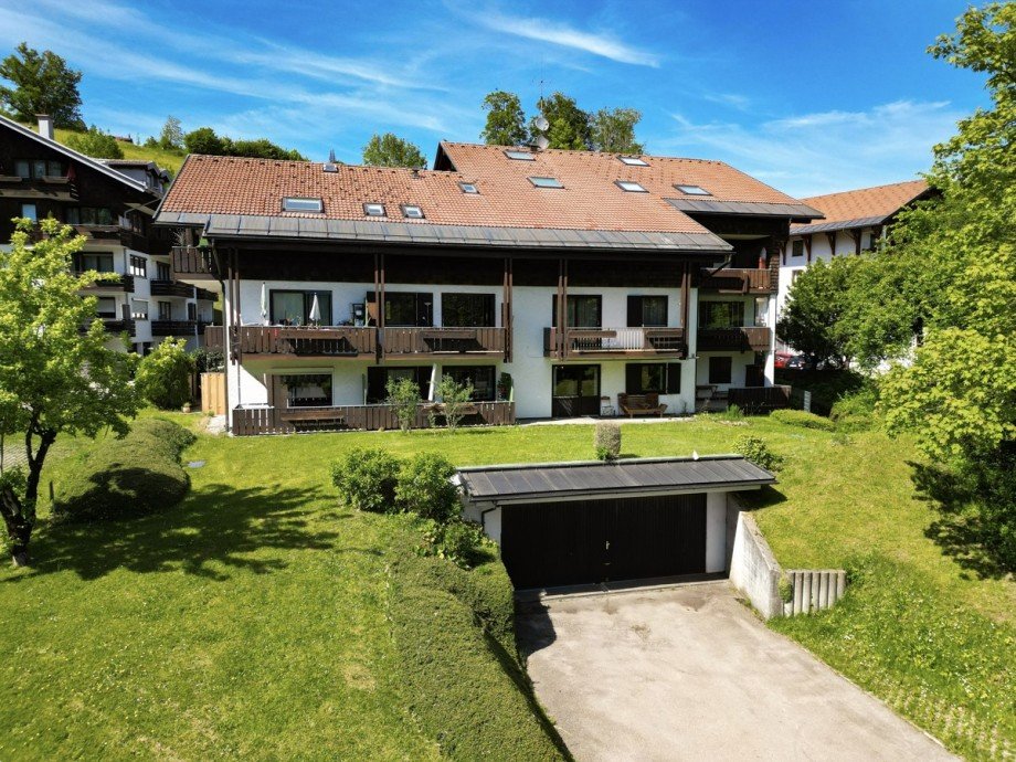 Hausansicht Erdgeschosswohnung Oberstaufen-Weissach
