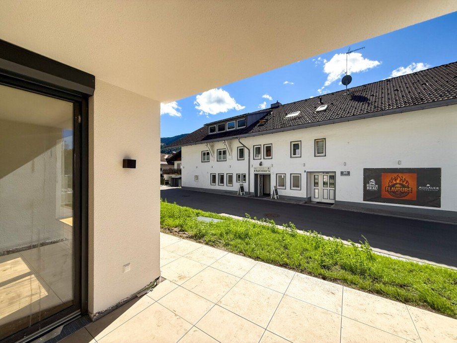 Terrasse Erdgeschosswohnung Oberstaufen / Wiedemannsdorf