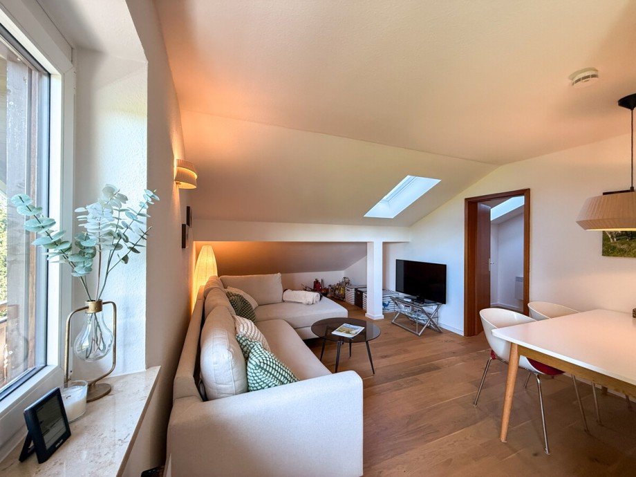 Wohn-Esszimmer Dachgeschosswohnung Oberreute