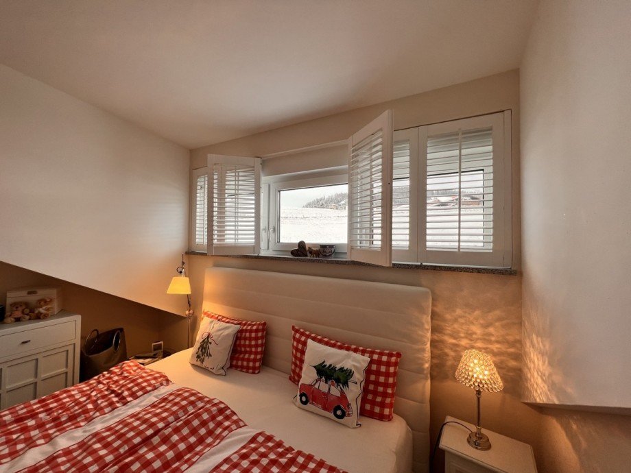 Schlafzimmer Dachgeschosswohnung Oberstaufen / Kalzhofen