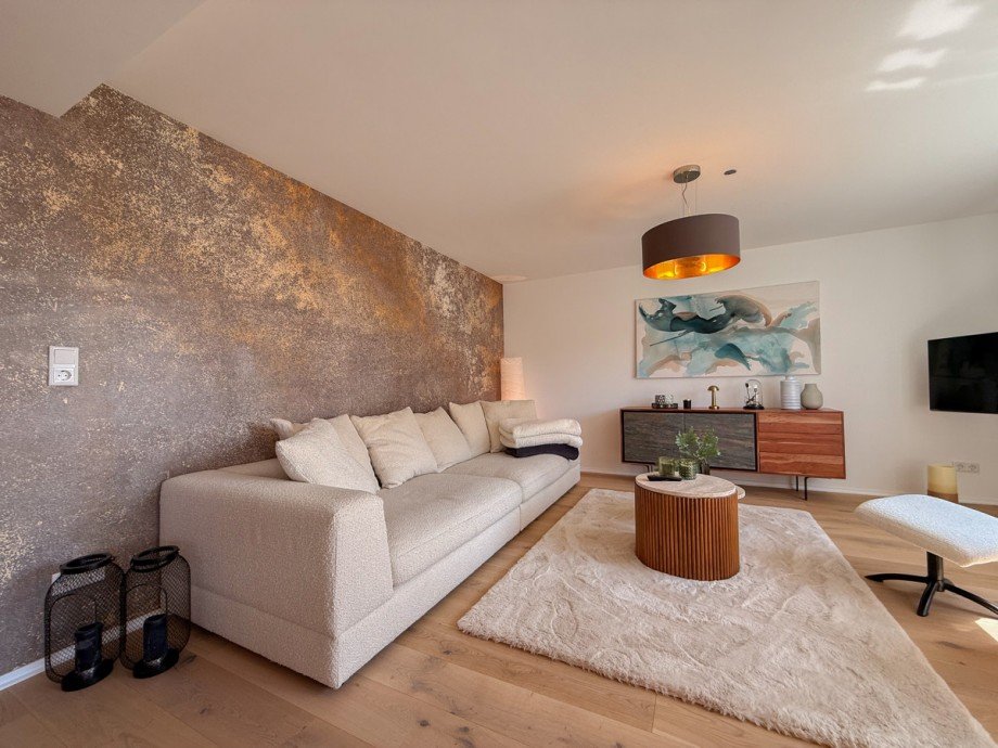 Wohnzimmer Etagenwohnung Oberstaufen