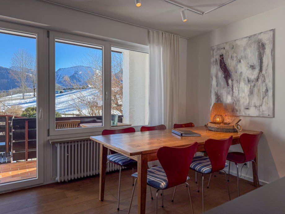 Essbereich Etagenwohnung Oberstaufen / Steibis