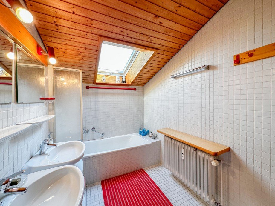 Badezimmer Dachgeschosswohnung Oberreute / Irsengund
