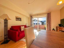Wohnzimmer Moderne 2-Zimmerwohnung in ruhiger Ortslage von 
 Oberstaufen im Allg�u mit S�d-Balkon u. TG-Stellpl.