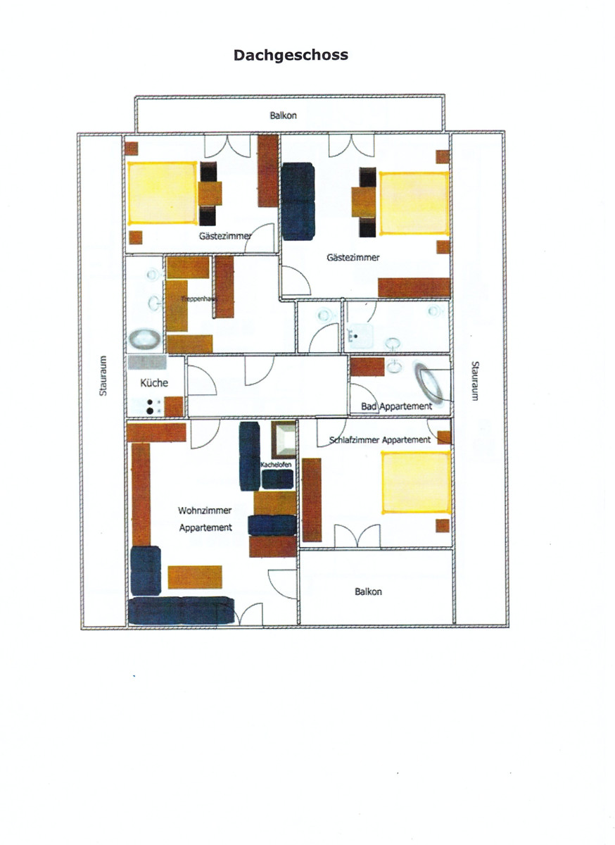 Grundriss DG Mehrfamilienhaus Oberstdorf / Tiefenbach bei Oberstdorf