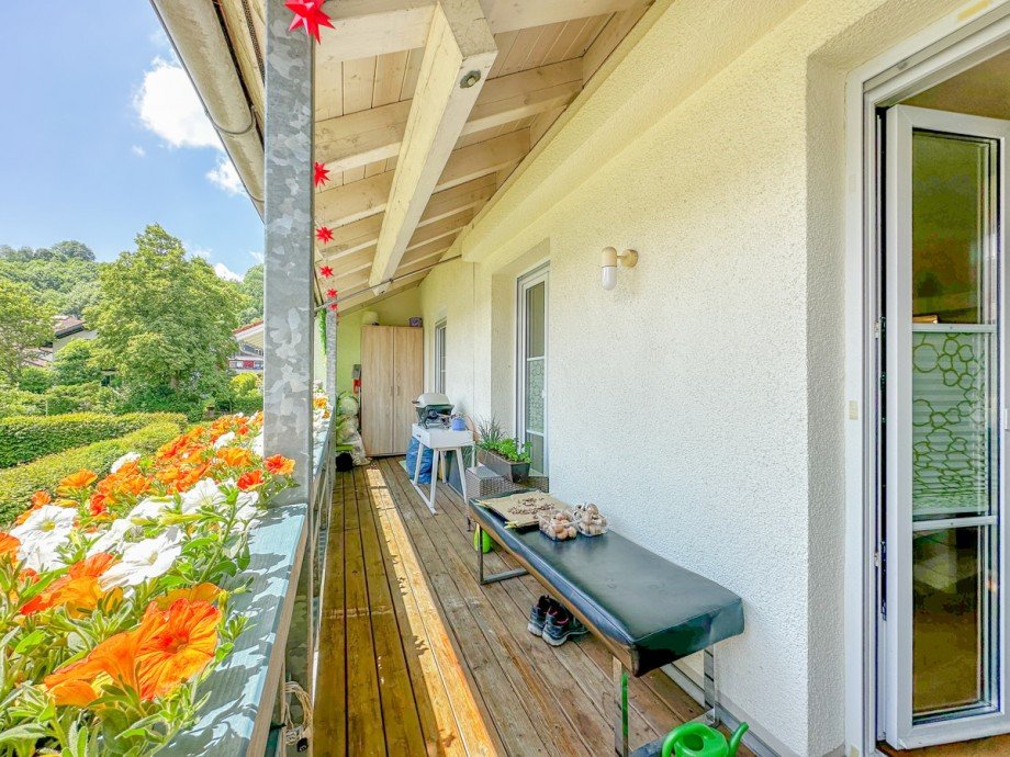 Balkon Maisonettewohnung Oberstaufen
