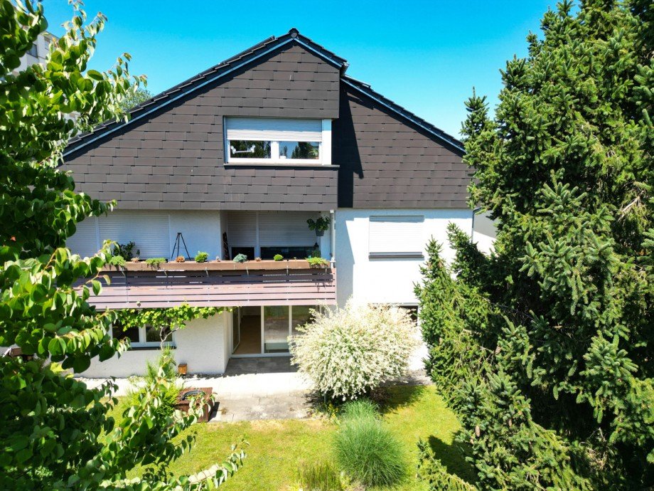 Hausansicht Erdgeschosswohnung Vogt