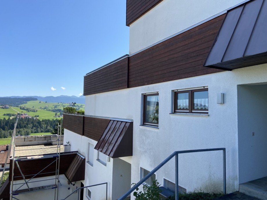 Aussenansicht Etagenwohnung Oberreute / Irsengund