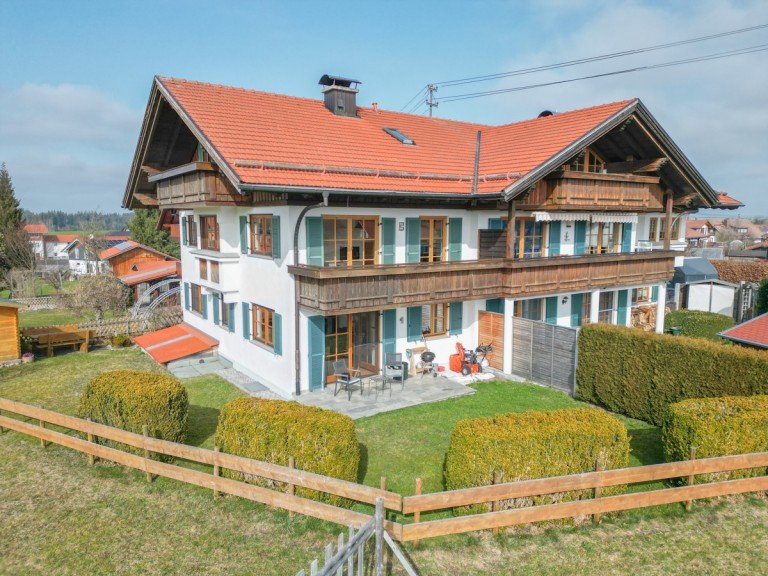 Wohnhaus R�ckholz Terrassenwohnung Wohnen im Gr�nen: Gem�tliche 2-Zimmer Gartenwohnung in R�ckholz im Allg�u
