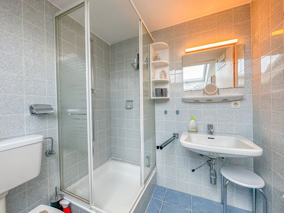 Badezimmer Dachgeschosswohnung Oberstaufen