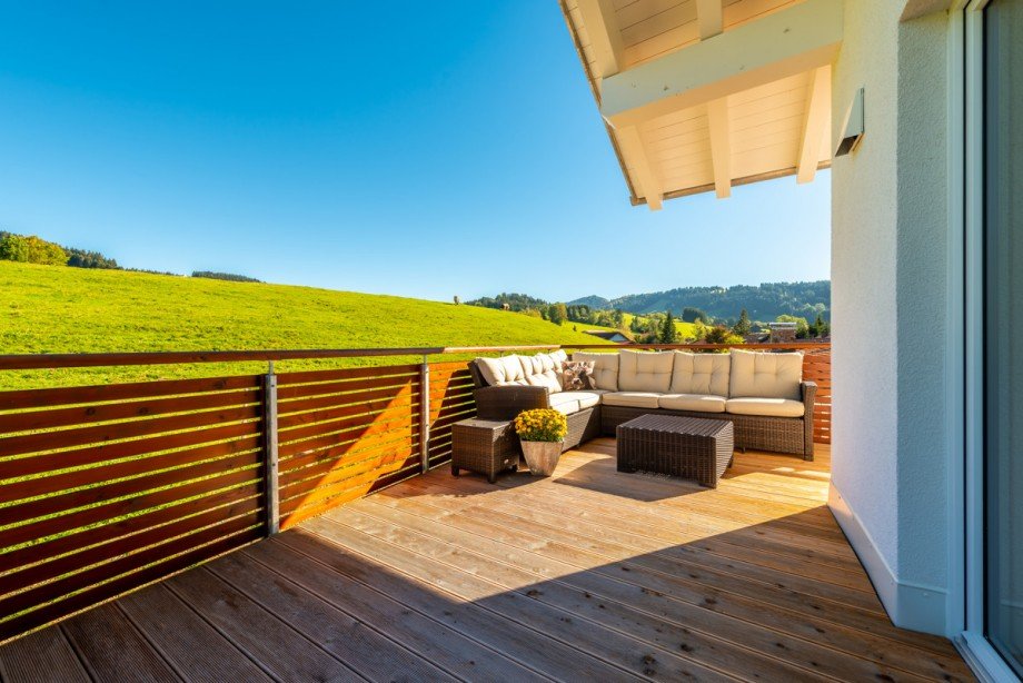 Balkon / Terrasse Dachgeschosswohnung Oberstaufen / Kalzhofen