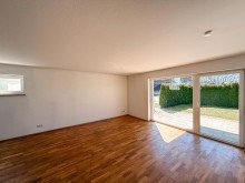 Wohnbereich Exklusive Erdgeschosswohnung mit Sonnenterrasse in Simmerberg im Allg�u - modern und barrierefrei