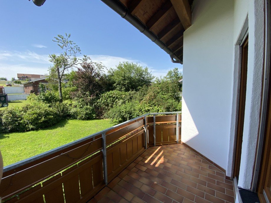 S�d - Balkon Etagenwohnung Weiler-Simmerberg