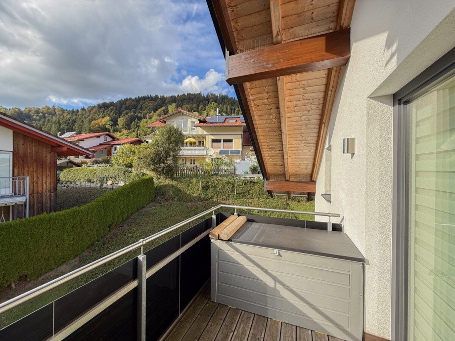 Balkon West Dachgeschosswohnung Oberstaufen / Wiedemannsdorf