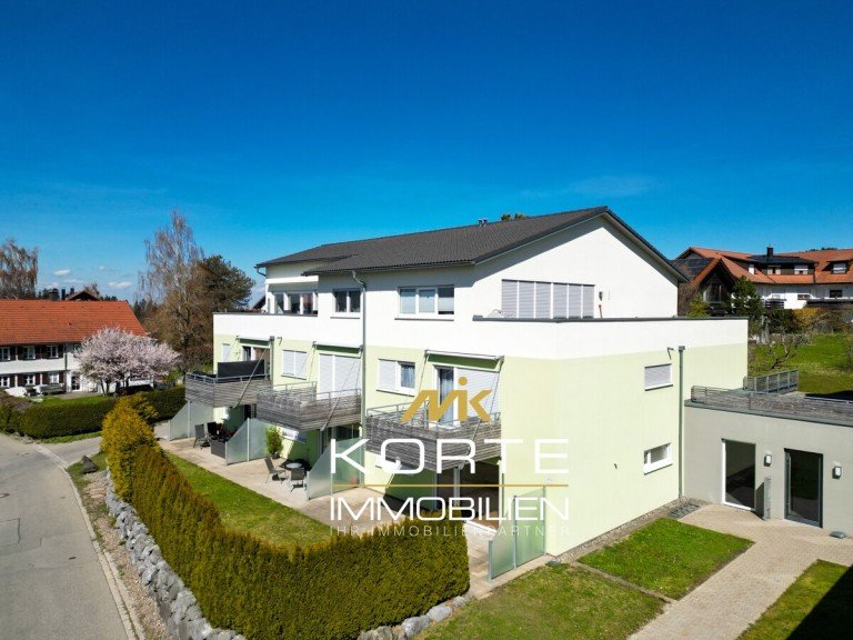 Titelbild Weiler-Simmerberg / Simmerberg Erdgeschosswohnung Exklusive Erdgeschosswohnung mit Sonnenterrasse in Simmerberg im Allg�u - modern und barrierefrei