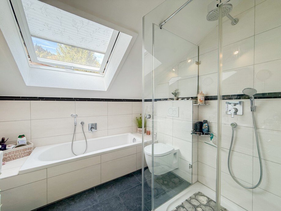 Badezimmer Dachgeschosswohnung Oberstaufen / Wiedemannsdorf