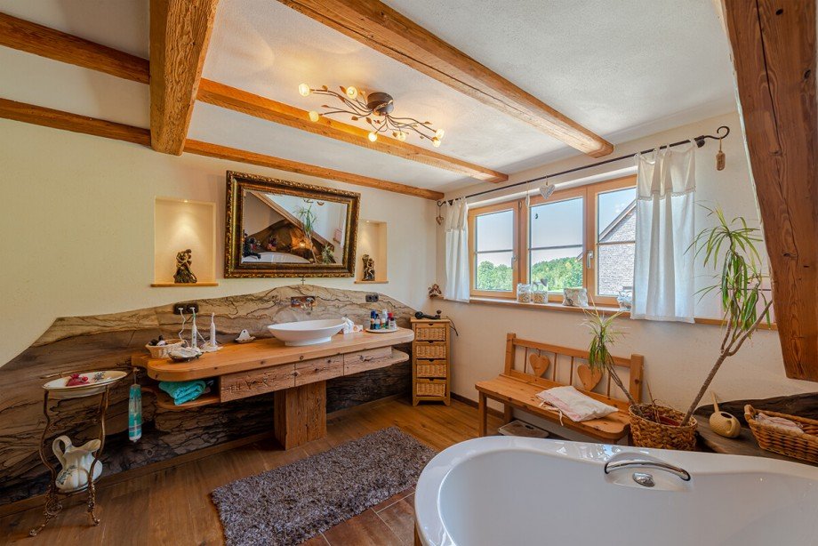 Badezimmer Bauernhaus Oberstaufen